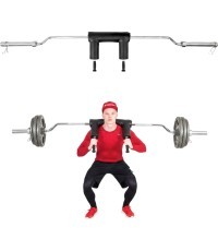 Олимпийский гриф для безопасных приседаний inSPORTline Squabar 239,3 см / 50 мм, 25,5 кг, до 317 кг, с замками