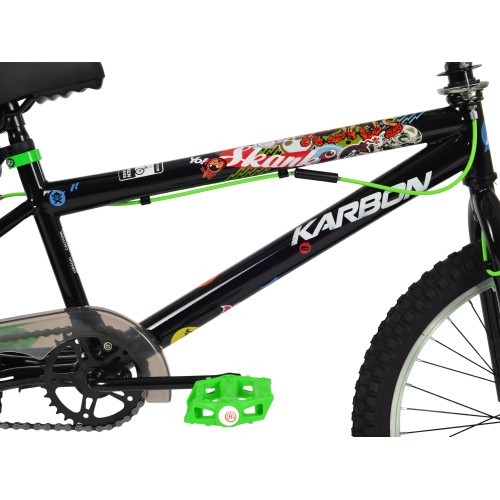 Dviratis Karbon BMX 20 black-green
