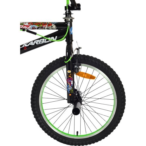 Dviratis Karbon BMX 20 black-green