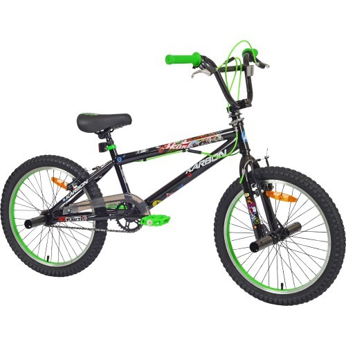 Dviratis Karbon BMX 20 black-green