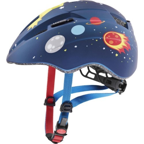 Uvex Kid 2 CC Helmet Dark Blue Rocket Mat