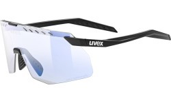 Uvex pace stage S V black matt / mirror blue glasses
