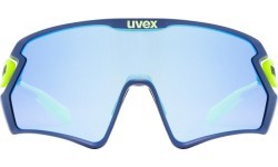 Uvex sportstyle 231 2.0 glasses, blue-yellow matt / mirror blue
