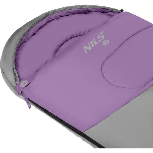 NC2008 GREY-VIOLET SLEEPING BAG SIZE M NILS CAMP