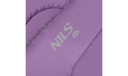 Серо-фиолетовый спальный мешок NC2008 размер M Nils Camp