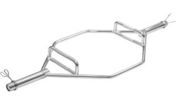 Hex Olympic Barbell inSPORTline Hexlif 140 cm / 50 mm – 21.8 kg, 200 kg Capacity, with Collars