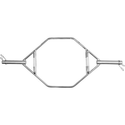 Hex Olympic Barbell inSPORTline Hexlif 140 cm / 50 mm – 21.8 kg, 200 kg Capacity, with Collars