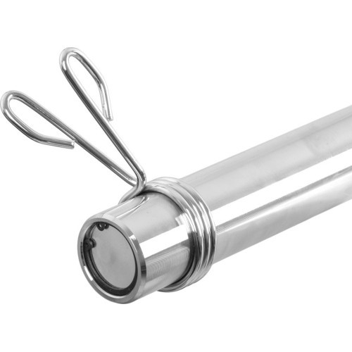 Hex Olympic Barbell inSPORTline Hexlif 140 cm / 50 mm – 21.8 kg, 200 kg Capacity, with Collars