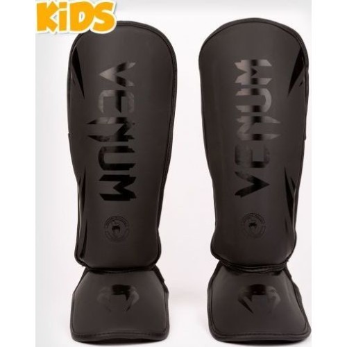 Venum Challenger Kids blauzdų apsaugos, juodos