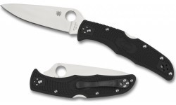 Folding Knife Spyderco C10FPBK Endura 4, Flat Ground, Black