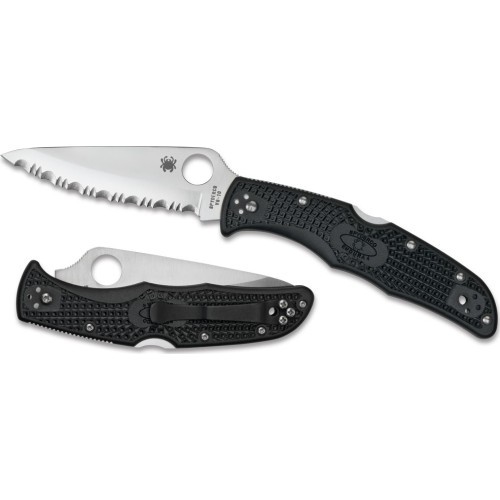 Sulankstomas peilis Spyderco C10SBK Endura 4, juodas