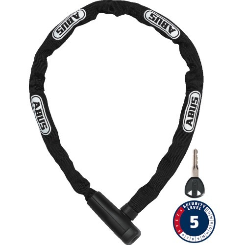 Abus Steel-O-Chain 5805K/75 Lock, Black
