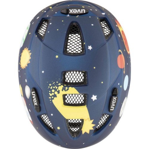 Uvex Kid 2 CC Helmet Dark Blue Rocket Mat