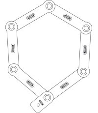 Abus Folding Bordo uGrip 5700/80 RD SH Lock