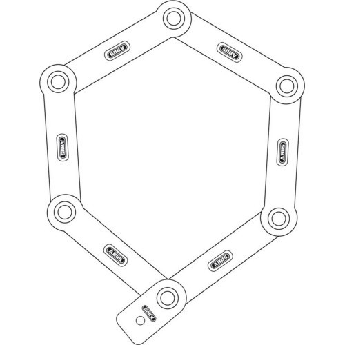 Abus Folding Bordo uGrip 5700/80 RD SH Lock