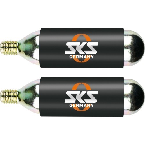 SKS Airbuster compressed air CO2 cartridge for pump (2x16g), threaded