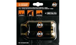Баллончик со сжатым воздухом CO2 SKS для насоса Airbuster (2x24 г), с резьбой