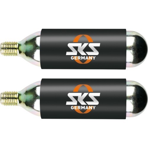 Suspausto oro CO2 balionėlis SKS pompai Airbuster (2x24g), su sriegiu