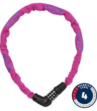 Замок Abus Steel-O-Chain 5805C/75 pink