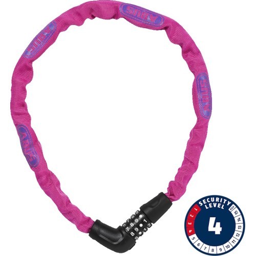 Замок Abus Steel-O-Chain 5805C/75 pink