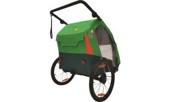Bellelli Trailblazer bicycle trailer for kids green