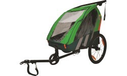 Велосипедный прицеп для детей Bellelli Trailblazer зелёный