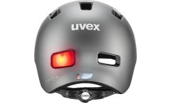 Шлем Uvex City 4, бело-серый матовый, 55-58 см