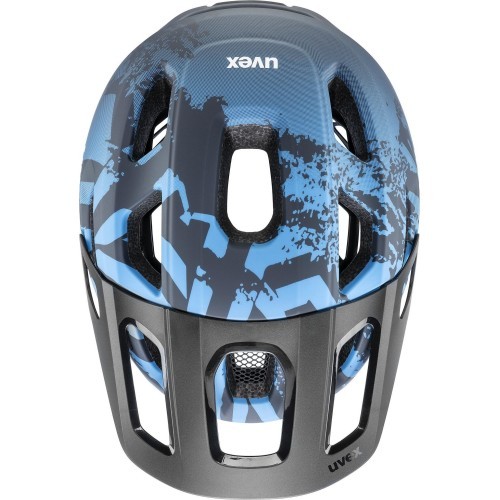 Uvex React Jr. MIPS helmet, azure - deep space matt
