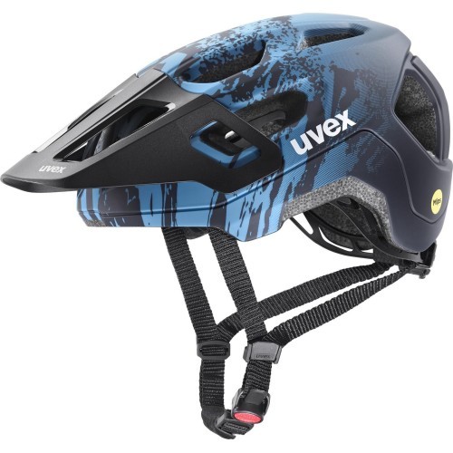 Uvex React Jr. MIPS helmet, azure - deep space matt