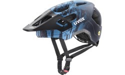 Uvex React Jr. MIPS helmet, azure - deep space matt
