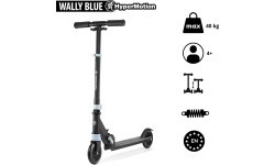 HyperMotion Wally Scooter Black-Blue