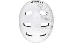 Šalmas Uvex Kid 3 white flower black