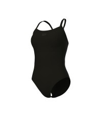Maudymosi kostiumėlis W Solid Lightdrop Back B, juodas, 36 - 501