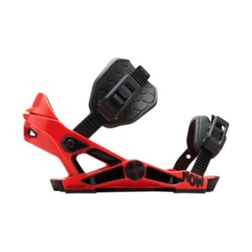 NOW Select Pro snowboard bindings, red