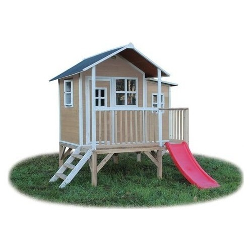 EXIT Loft 350 wooden playhouse - natural