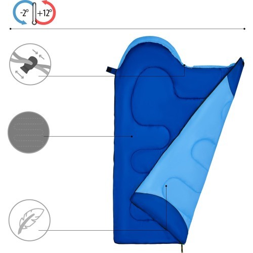 NC2007 BLUE SLEEPING BAG JUNIOR NILS CAMP
