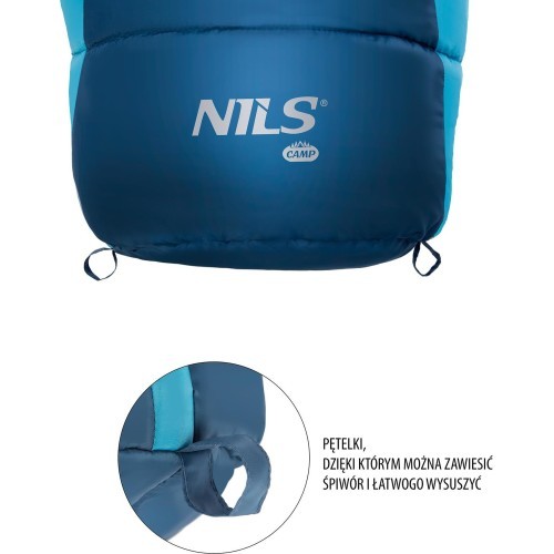 NC2012 GRAY-BLUE SLEEPING BAG NILS CAMP