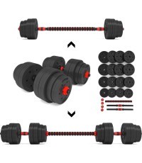 SGP15 kompozitinis štangos ir hantelių rinkinys HMS - 40 kg