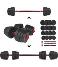 SGP15 COMPOSITE BARBELL AND DUMBBELLS SET HMS - 30 kg