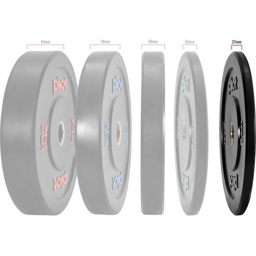 Pivot Fitness Pro Training Bumper Plates 5 kg Set