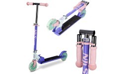 Фиолетовый самокат Nils Extreme HD120L