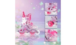 NJ1025 FLIPZY PINK INLINE SKATES
