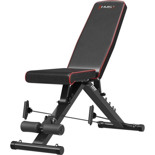 L1217 ADJUSTABLE EXERCISE BENCH WITH ROPES HMS