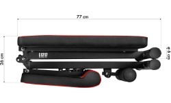 L1217 ADJUSTABLE EXERCISE BENCH WITH ROPES HMS