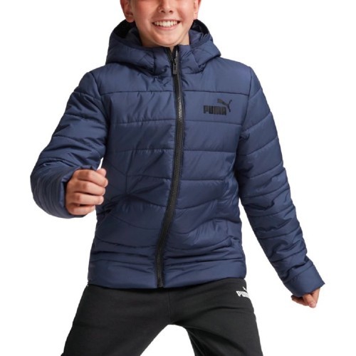 Puma Ess Hooded Padded Junior Jacket Navy 670559 06