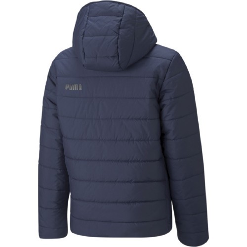 Куртка подростковая Puma Ess Hooded Padded Navy 670559 06