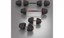 Reguliuojamų svarmenų rinkinys HMS SGN130 PRO 6 viename, 30 kg