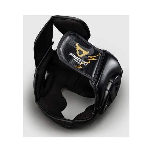 Ringhorns Charger by Venum Headgear - Black/Gold