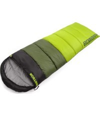 Śpiwór meteor bombay l - Black / Green