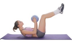 Exercise Ball inSPORTline Aerobic Ball 25 cm - Mint
